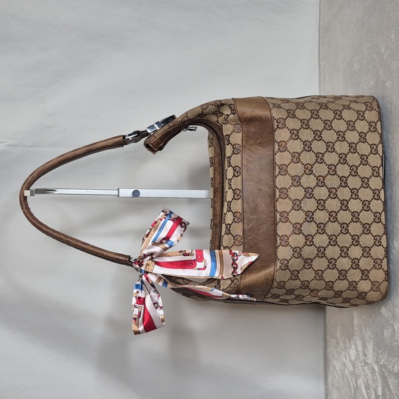 Gucci Vanity Square GG Monogram Canvas Leather Shoulder Bag - Picture 3 of 17